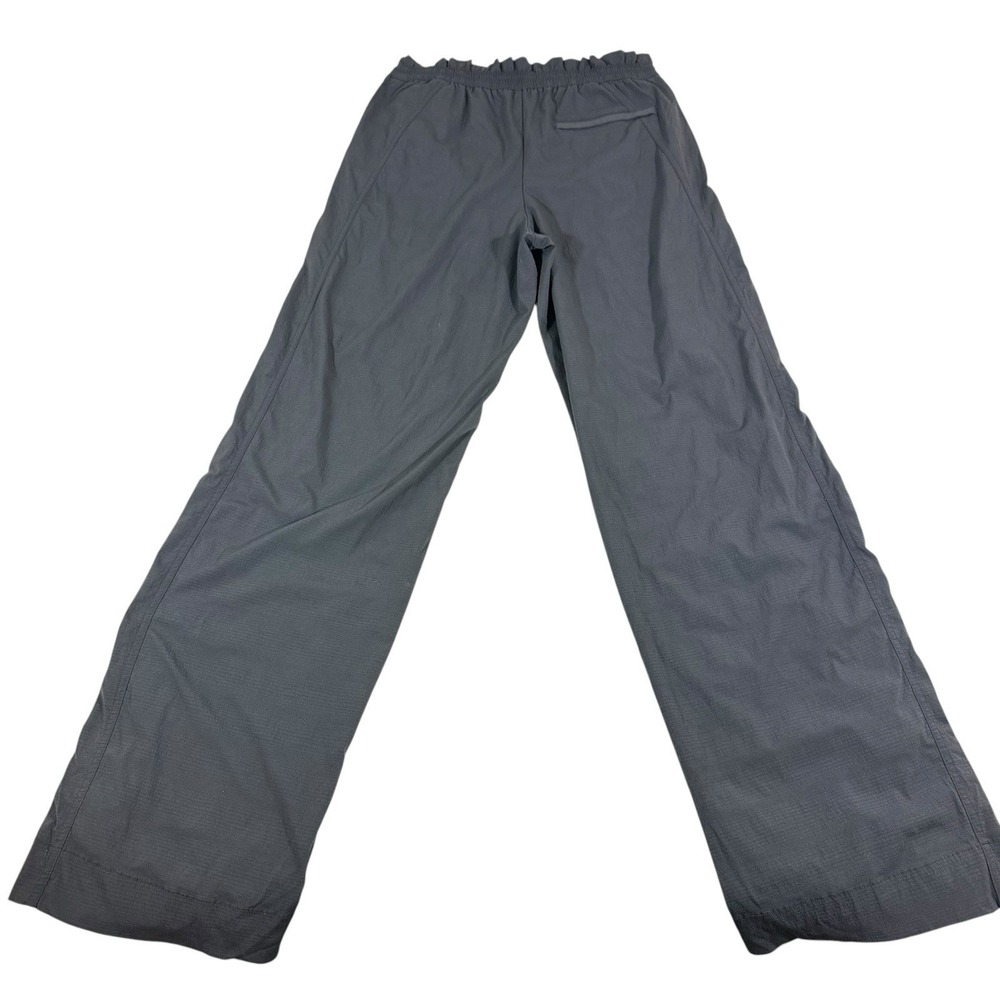 Athleta Trekkie High Rise Parachute Pant Sz 6 Tall Black #533487 Wide Leg Dance - Picture 7 of 16